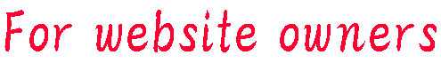 For website owners